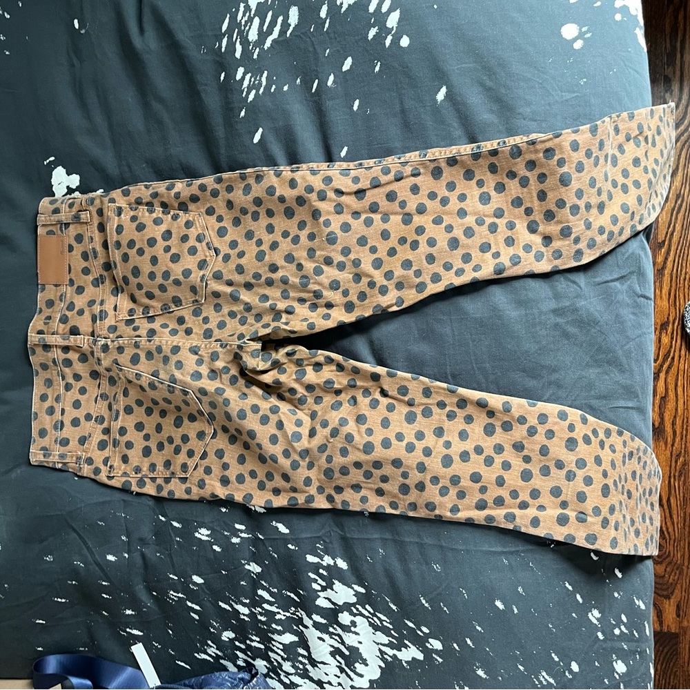 Madewell Leopard Dot 10" High Rise Skinny Jeans - Picture 9 of 9